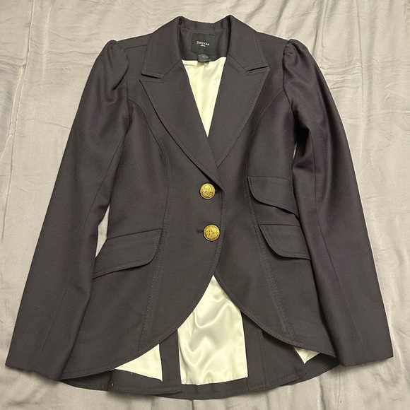 Smythe Navy blazer size 4 - Picture 8 of 9